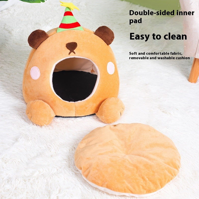 Lucky Star Cat Nest Cute Shape Four Seasons Universal Cat Nest Warm