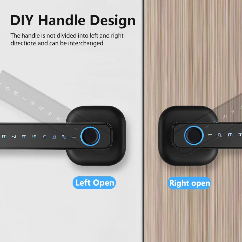 M6 Tuya Smart Fingerprint Door Lock