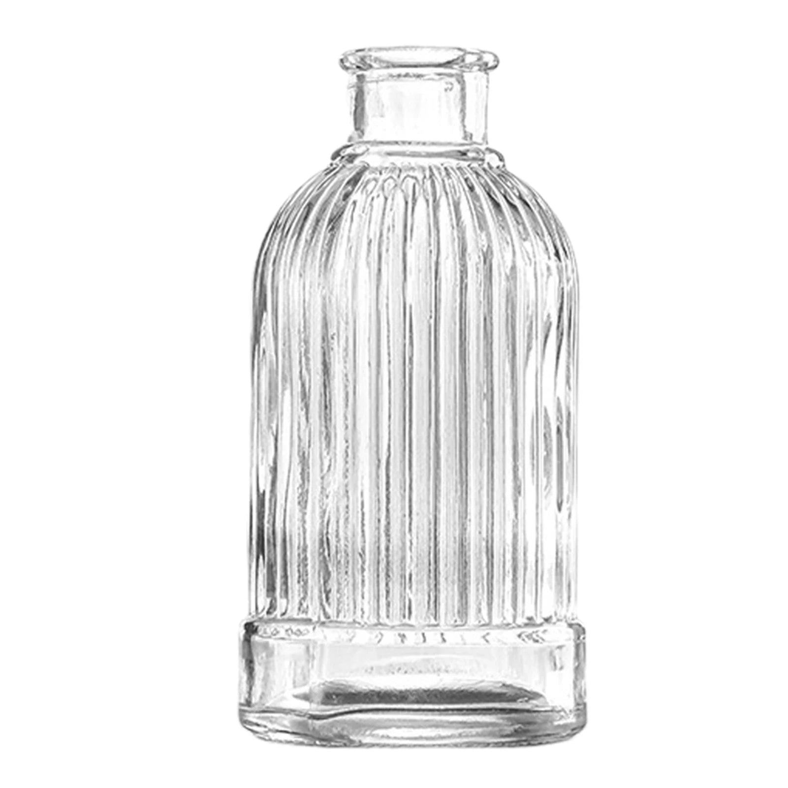 Vintage French Clear Glass Pitcher Vase