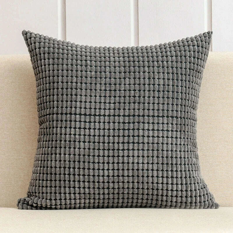 CorduNest™ Soft Corduroy Decorative Pillow Cover - detail view | home decor for modern interior