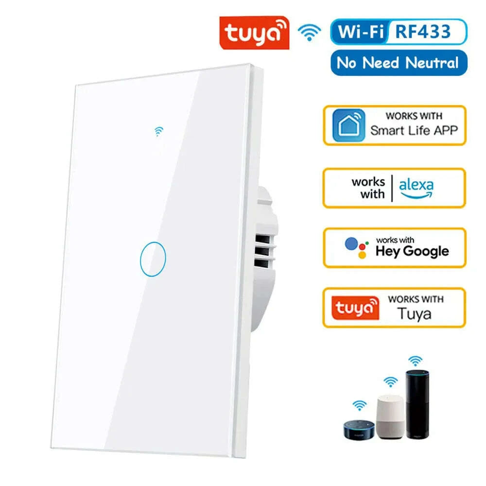 LumoSmart wireless touch switch angle 9 - smart home lighting control device