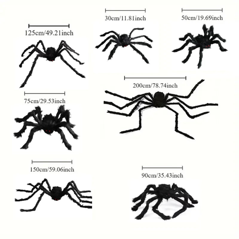 Huge Halloween Spider Decoration