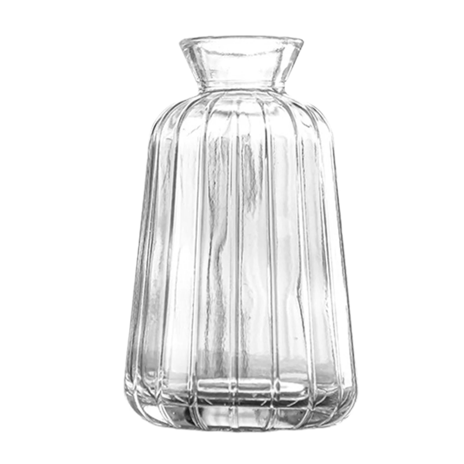 Vintage French Clear Glass Pitcher Vase