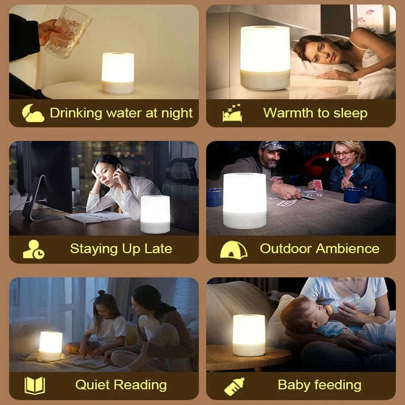 GlowNest™ Touch Night Lamp view 6 - home decor