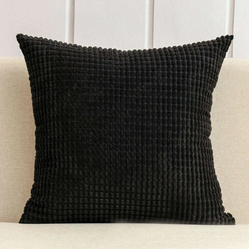 CorduNest™ Soft Corduroy Decorative Pillow Cover - angle 16 | home decor for modern interior