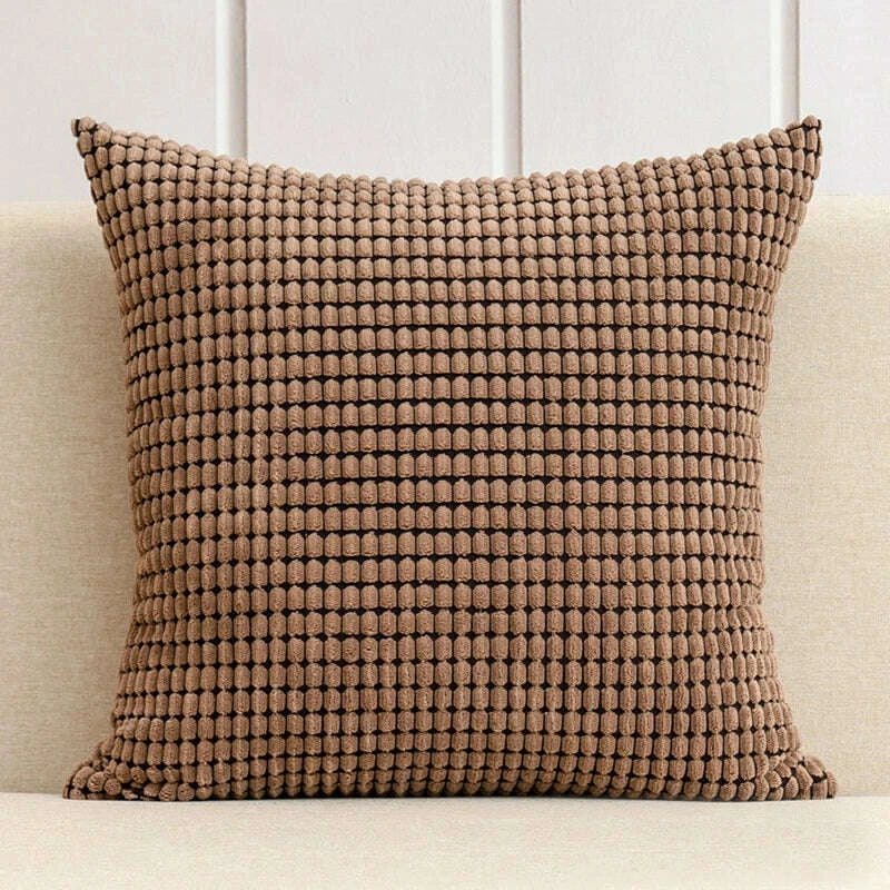 CorduNest™ Soft Corduroy Decorative Pillow Cover - angle 9 | home decor for modern interior