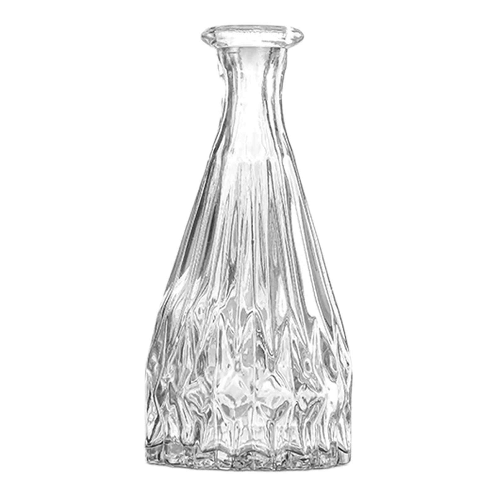 Vintage French Clear Glass Pitcher Vase