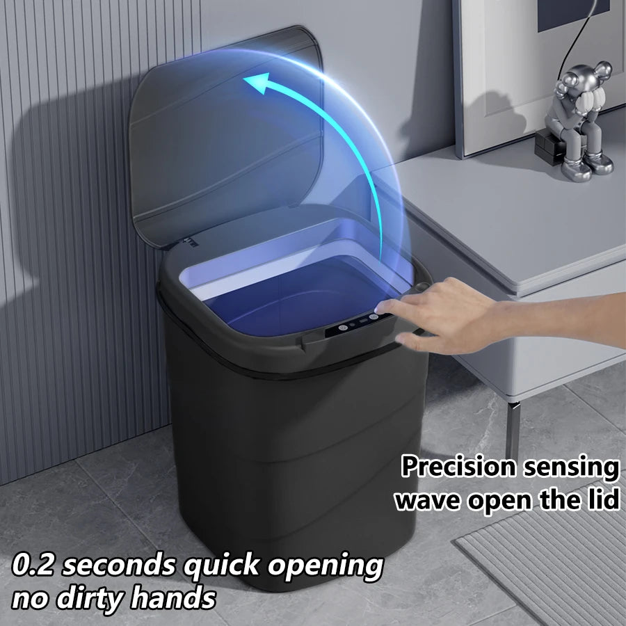 WaveLid™ Touchless Smart Trash Can