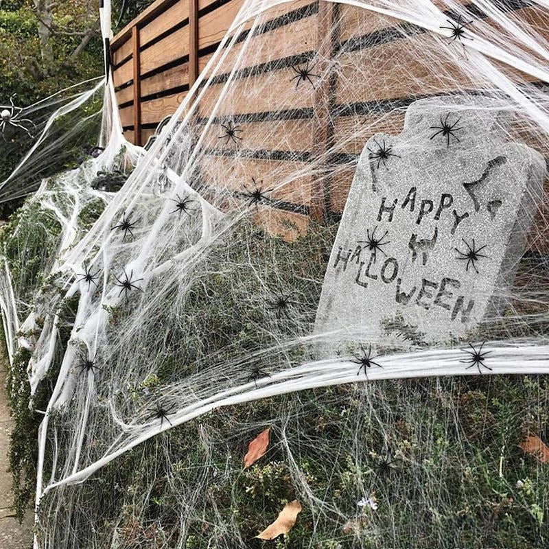 Halloween Spider Web Decoration
