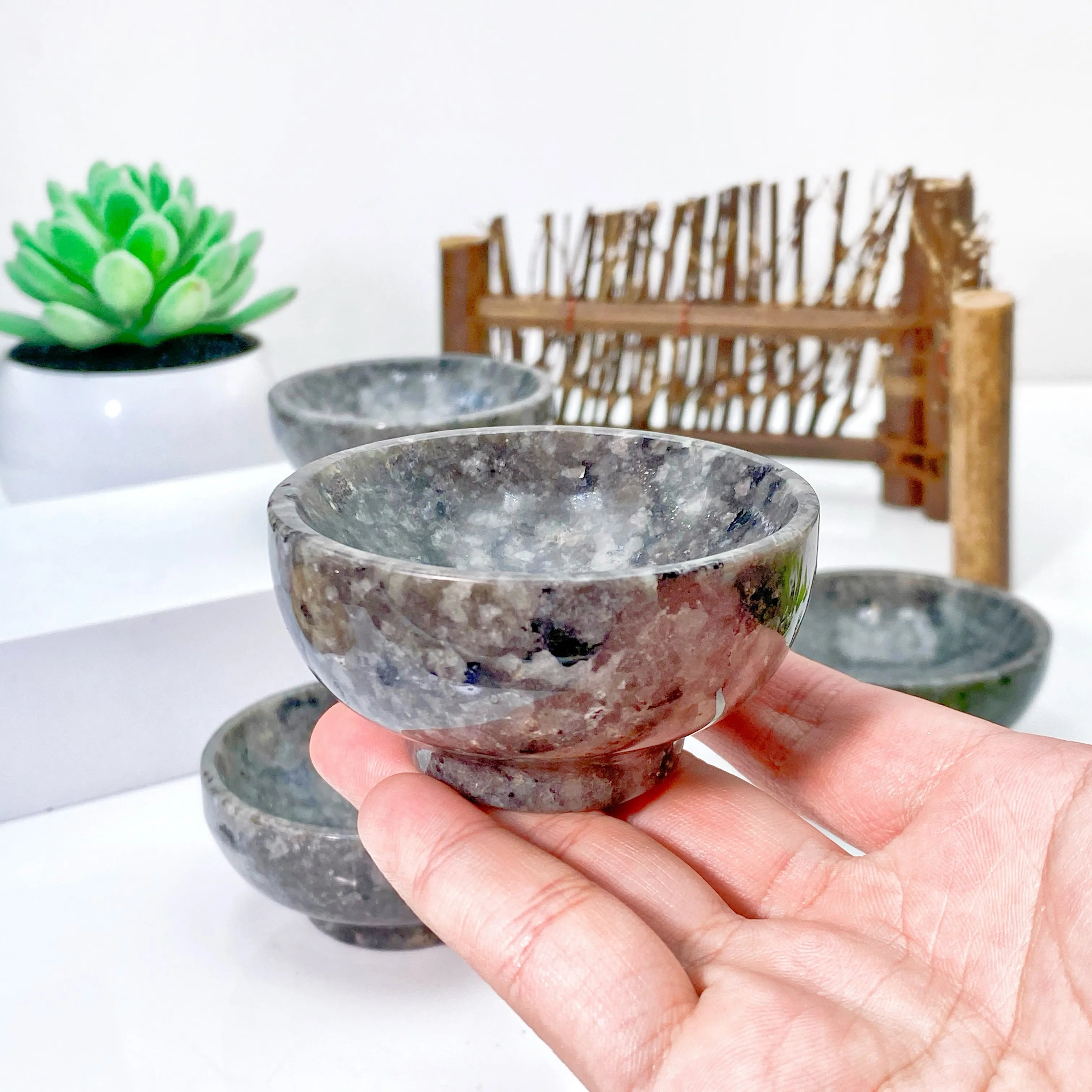 1PC Random High Quality Yooperlite Bowl Decoration Natural Crystal Raw - View 5