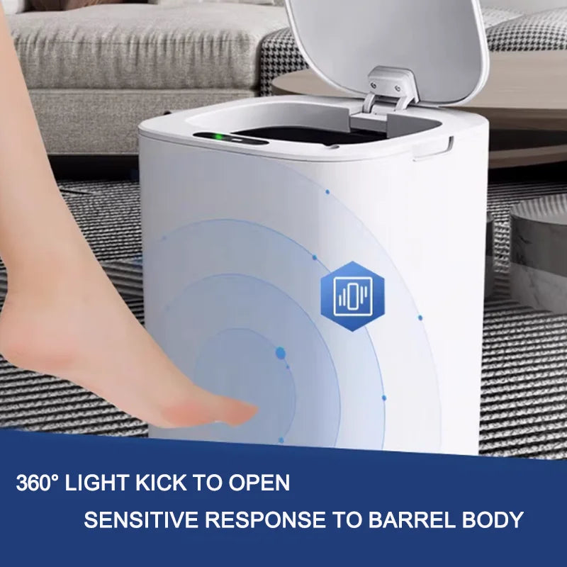 TidyWave™ Electric Sensor Trash Can