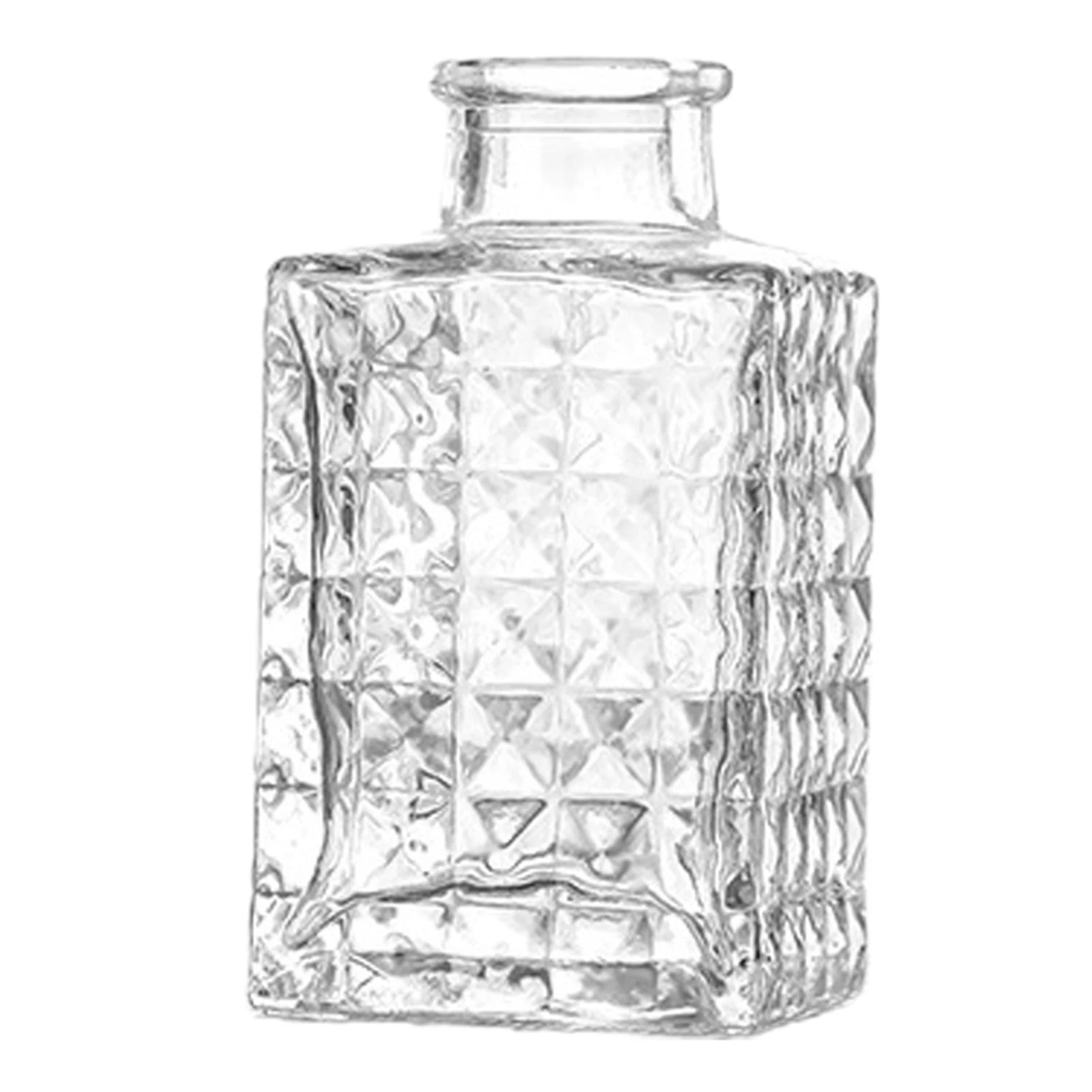 Vintage French Clear Glass Pitcher Vase