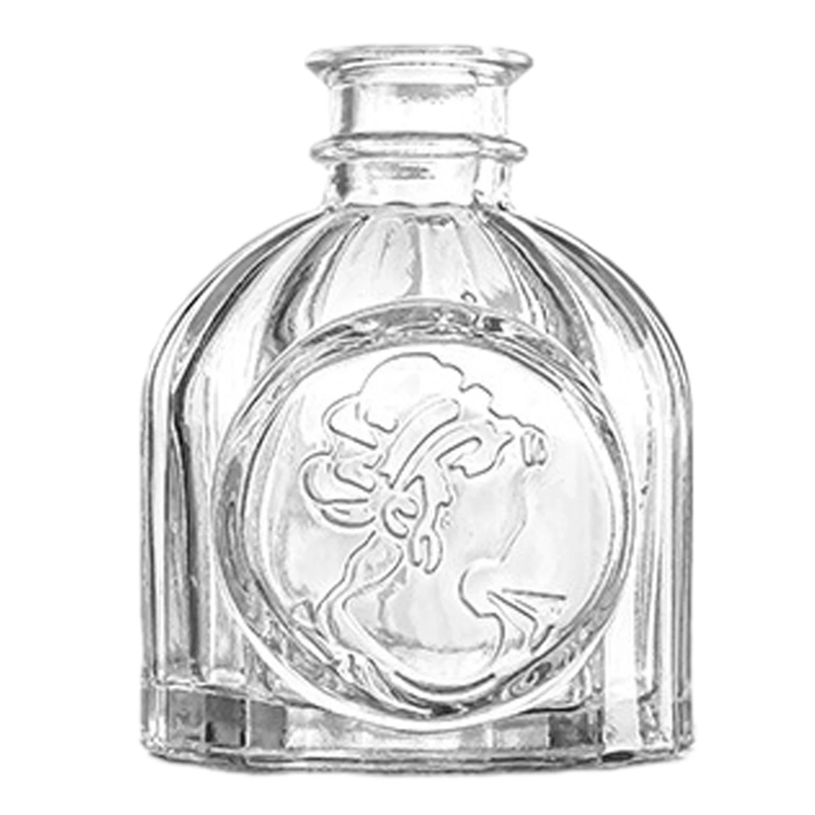 Vintage French Clear Glass Pitcher Vase