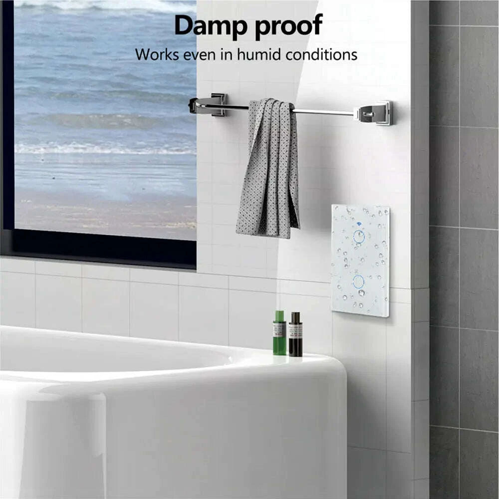 LumoSmart wireless touch switch angle 3 - smart home lighting control device