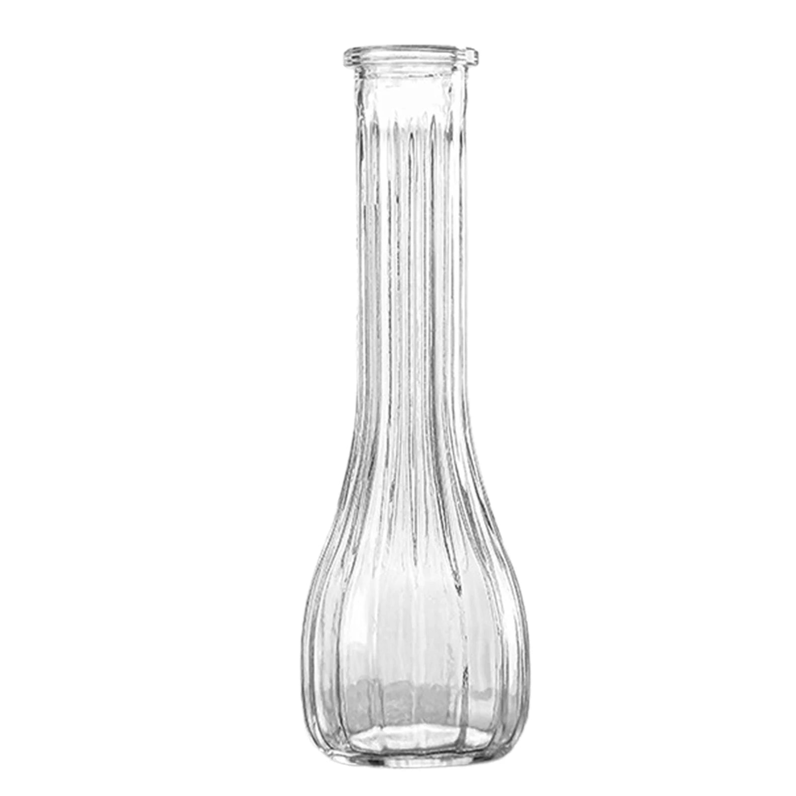 Vintage French Clear Glass Pitcher Vase