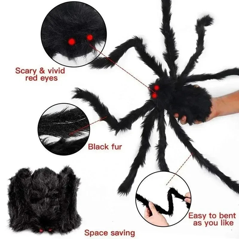 Huge Halloween Spider Decoration