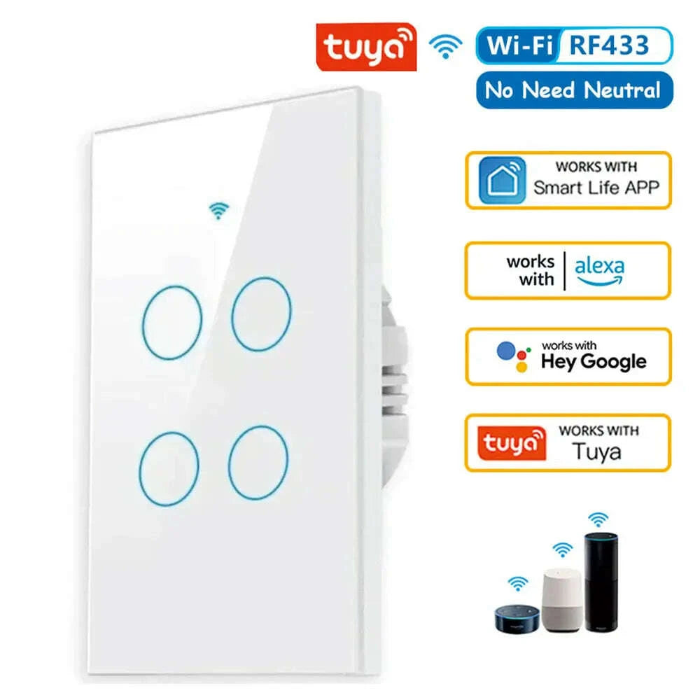 LumoSmart wireless touch switch angle 8 - smart home lighting control device