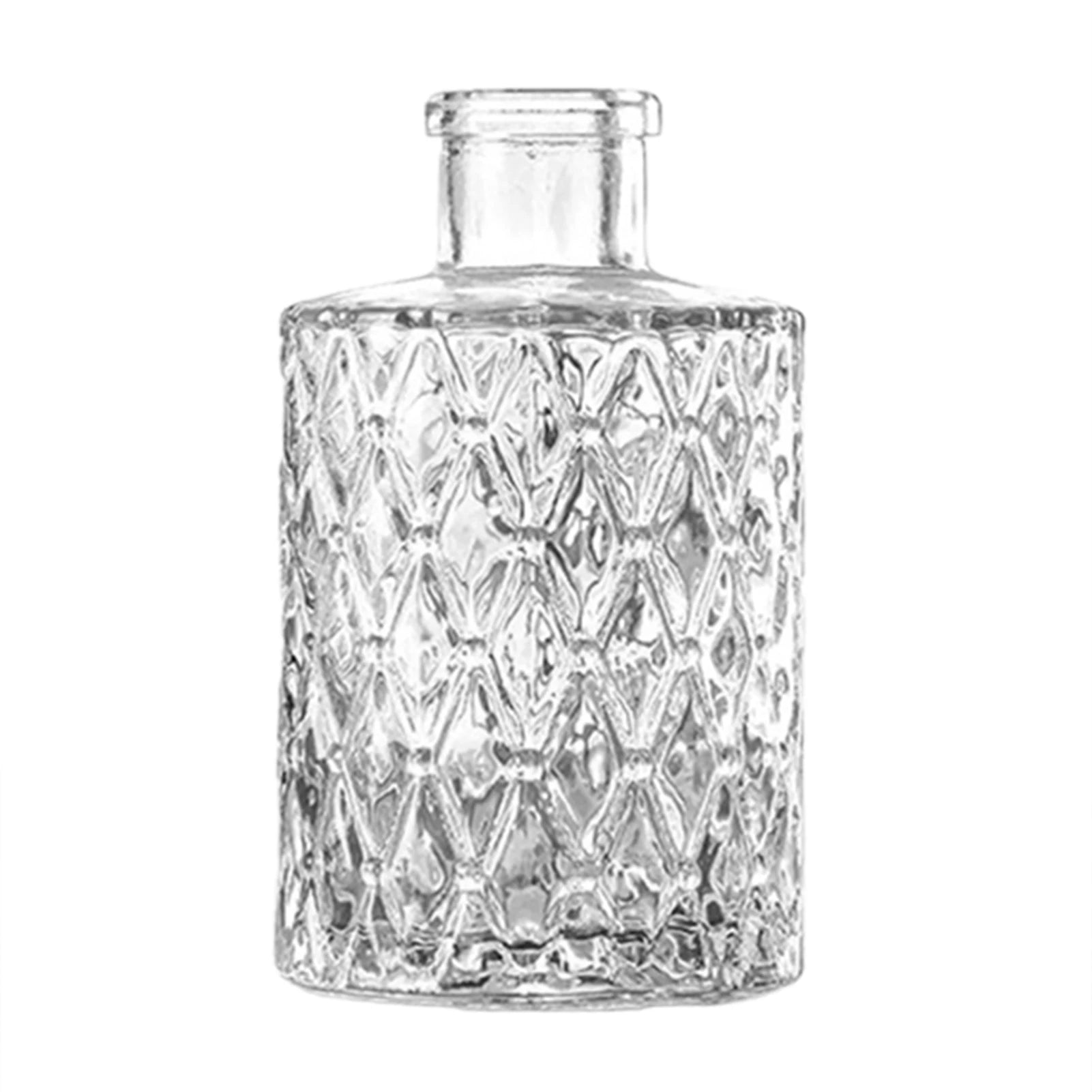 Vintage French Clear Glass Pitcher Vase