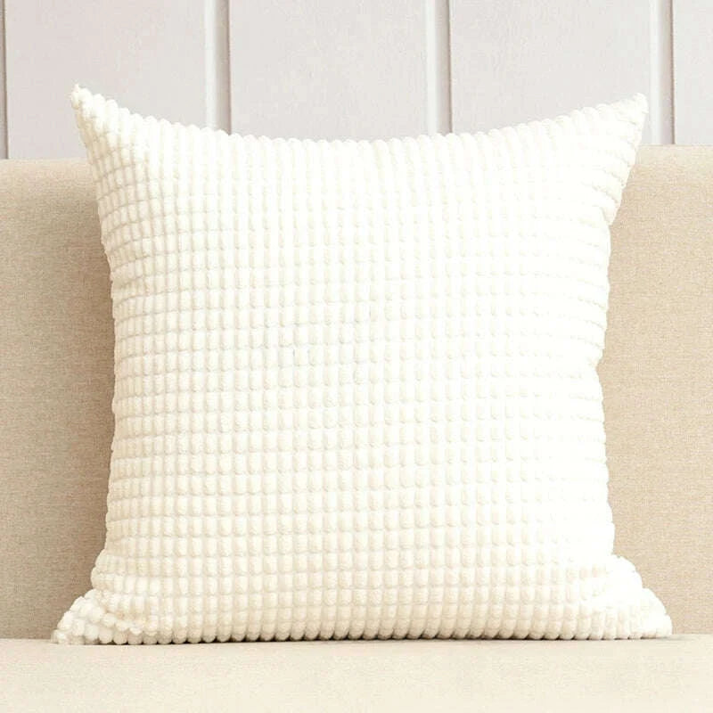 CorduNest™ Soft Corduroy Decorative Pillow Cover - angle 18 | home decor for modern interior