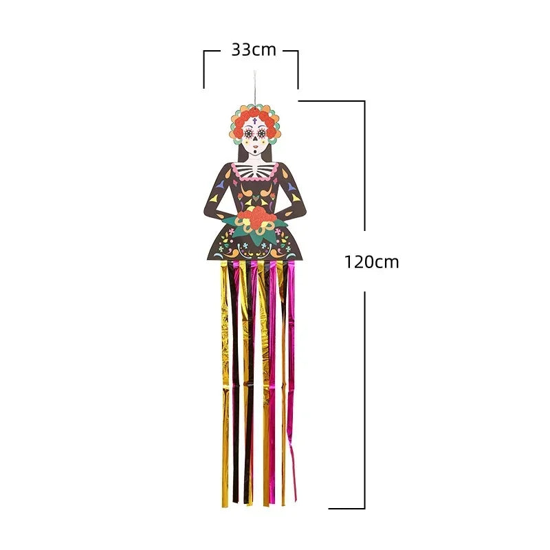 Halloween Crashing Witch Decoration