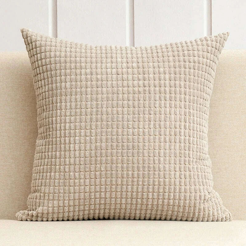 CorduNest™ Soft Corduroy Decorative Pillow Cover - angle 12 | home decor for modern interior