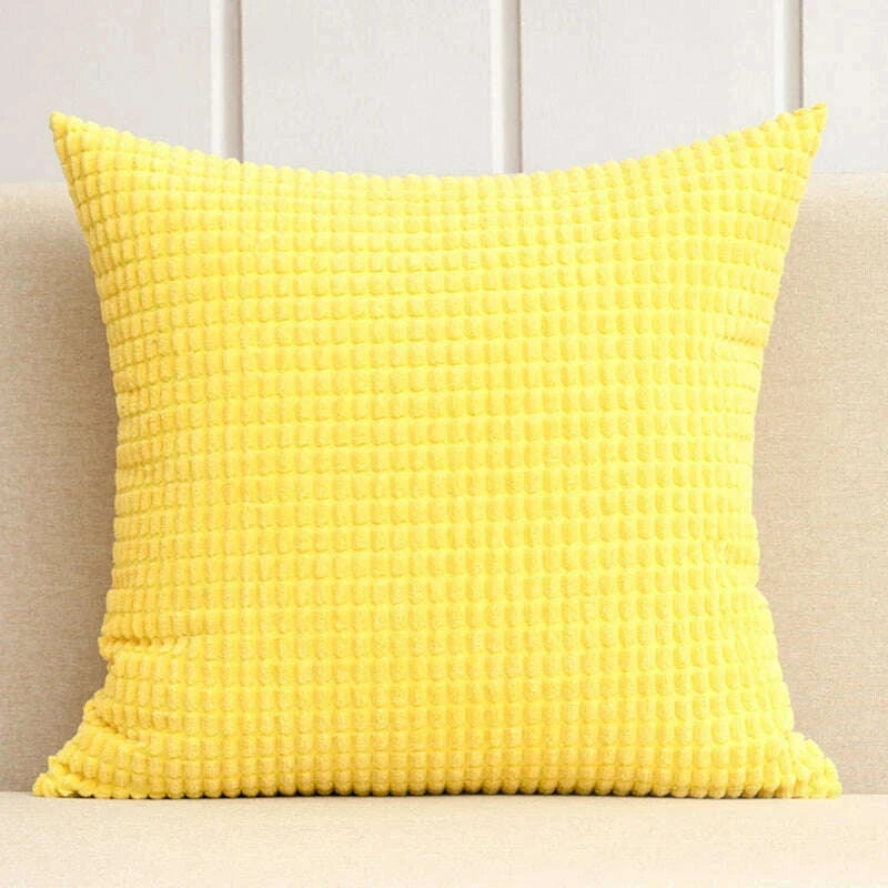 CorduNest™ Soft Corduroy Decorative Pillow Cover - angle 7 | home decor for modern interior