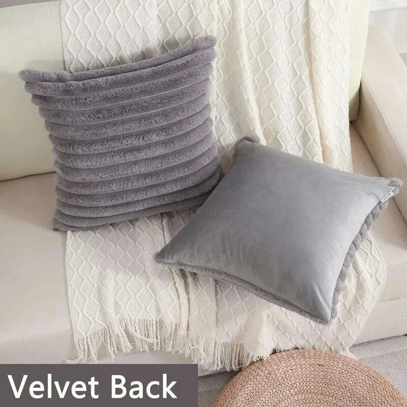 🛋️ VeluSoft™ Luxe Velvet Pillow Cover view 4 - decorative cushion sofa bedroom