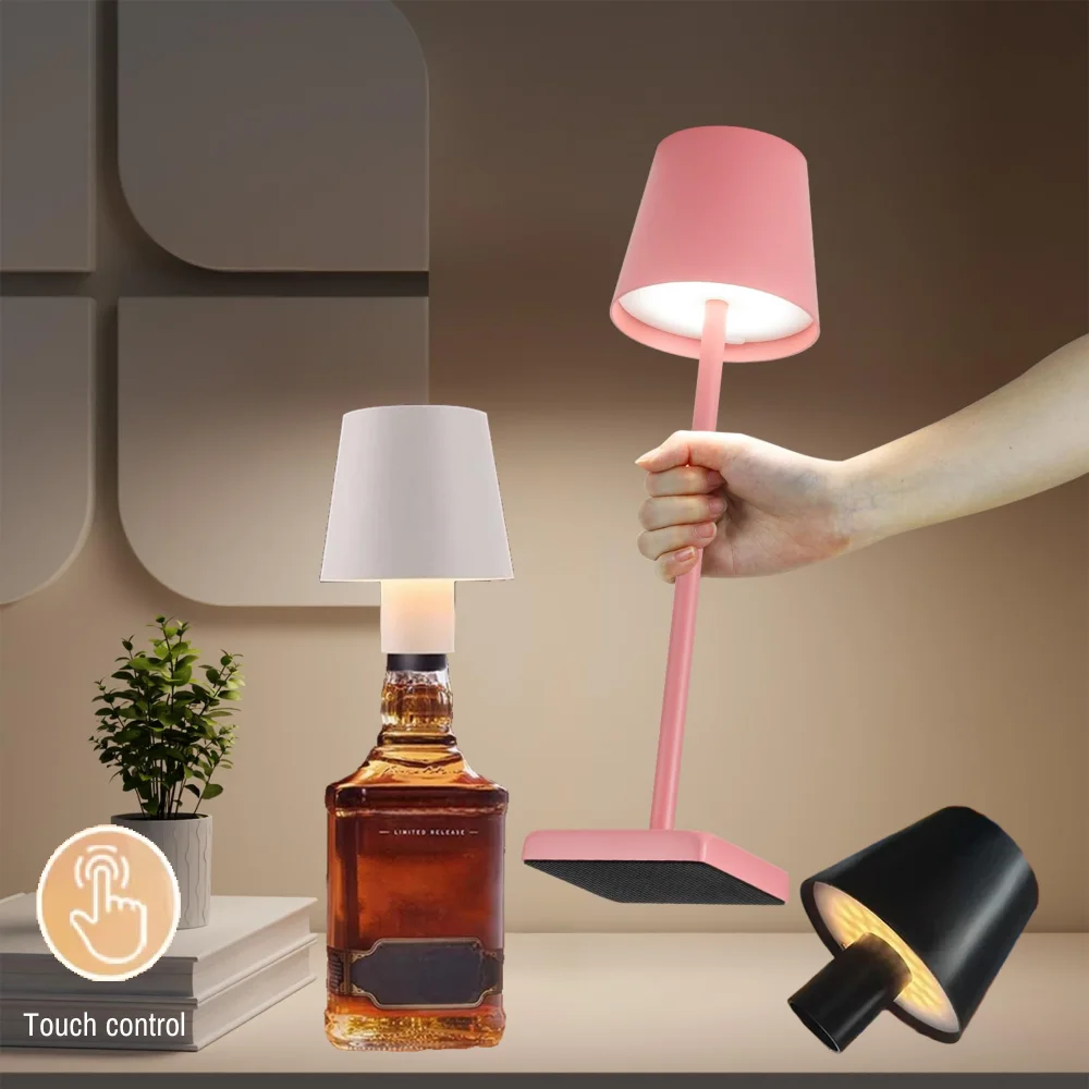 AuraGlow™ Wireless Touch LED Lamp