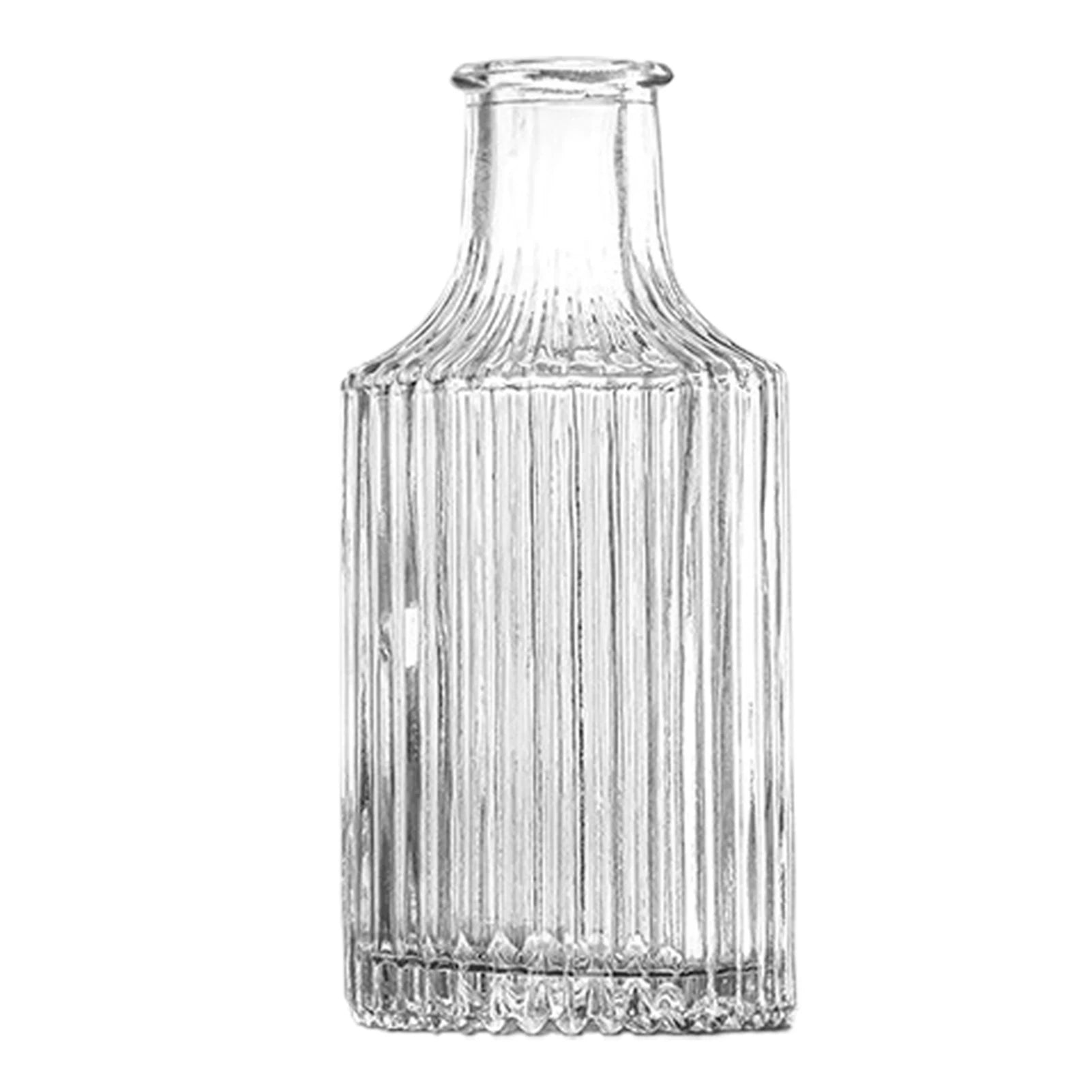 Vintage French Clear Glass Pitcher Vase