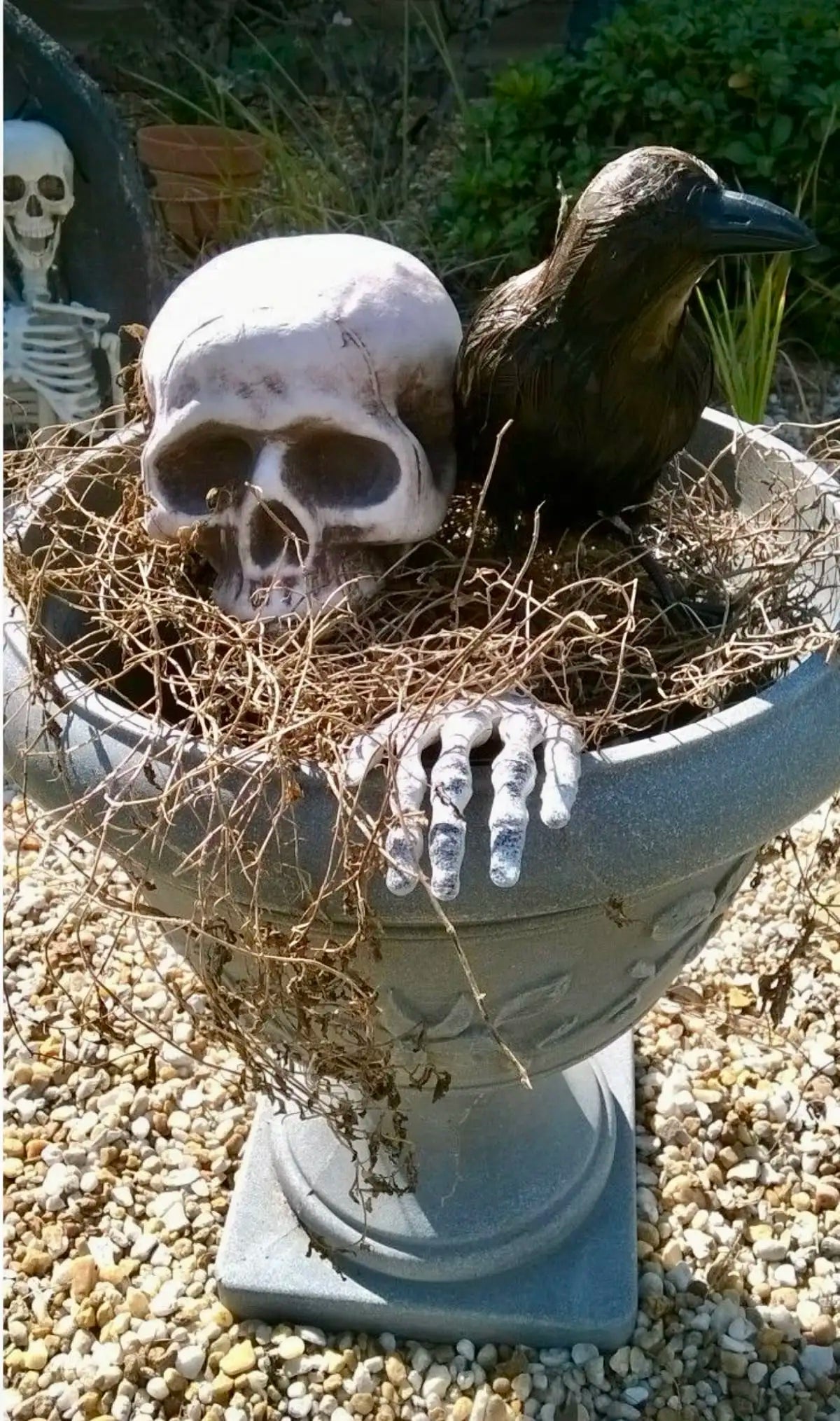 💀 BoneCreep™ Realistic Skeleton Stakes