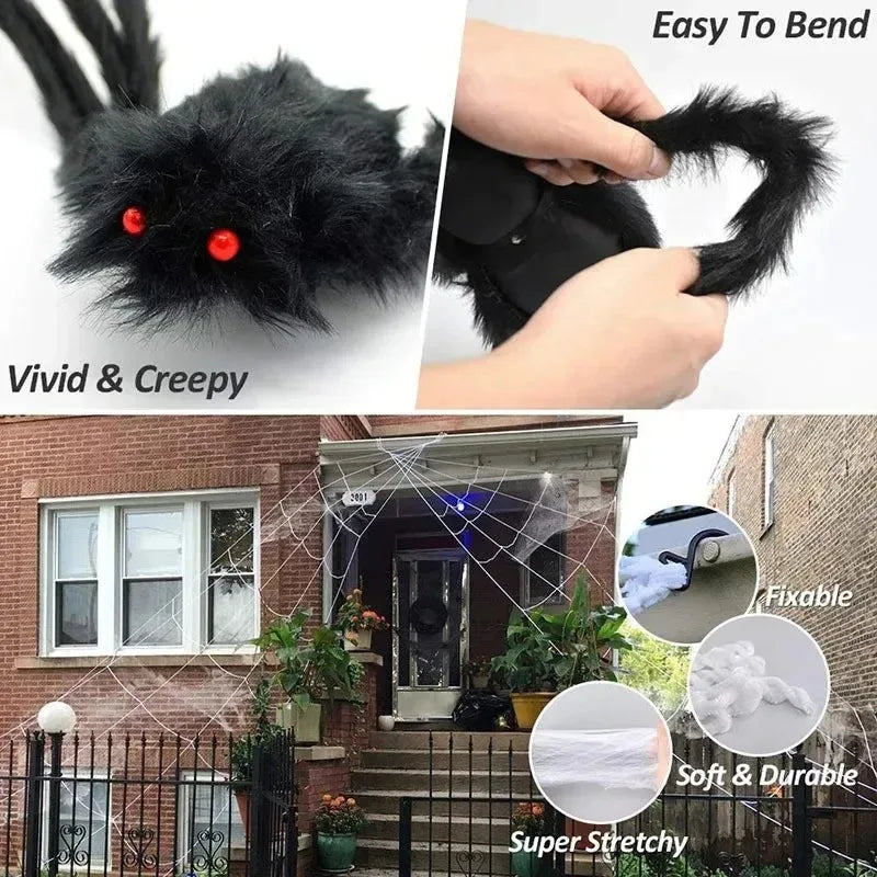 Huge Halloween Spider Decoration