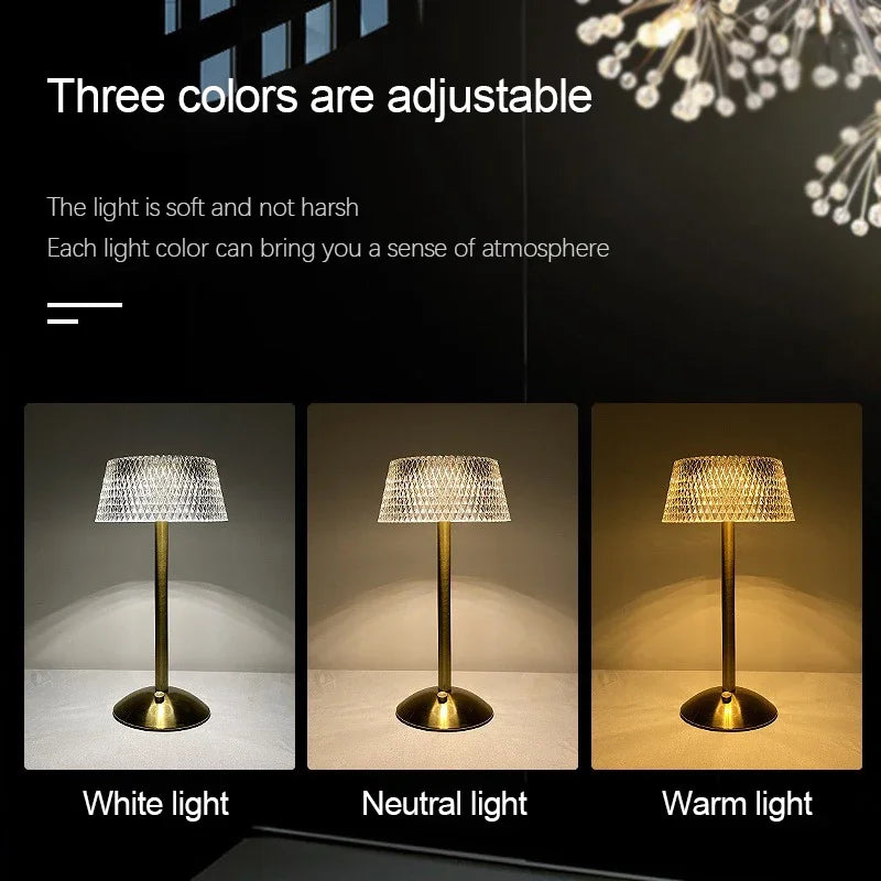 Rechargeable LED Night Light Touch Bedroom - View 6