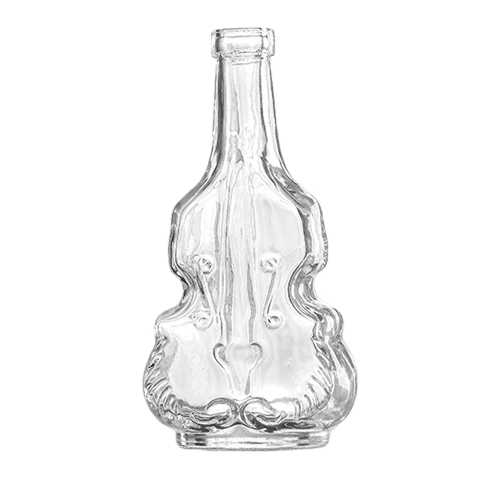 Vintage French Clear Glass Pitcher Vase