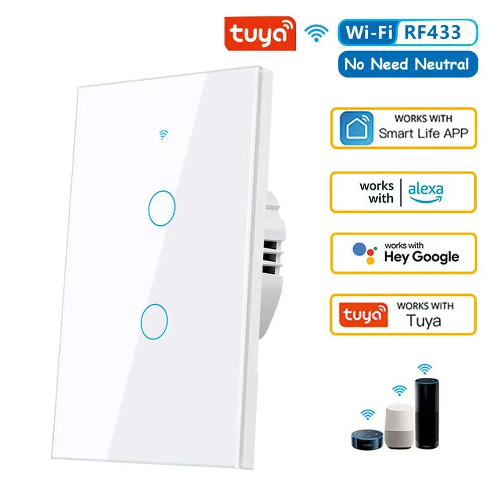 LumoSmart wireless touch switch angle 10 - smart home lighting control device